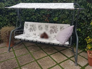 Dondolo-letto 4 posti Angerer grigio zincato