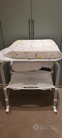 Fasciatoio bambini Cam con vasca bagnetto