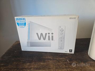 Nintendo Wii Bianca con scatola originale 