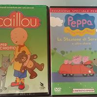 Dvd Peppa Pig e Caillou Super Orsacchiotto