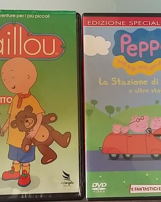 Dvd Peppa Pig e Caillou Super Orsacchiotto
