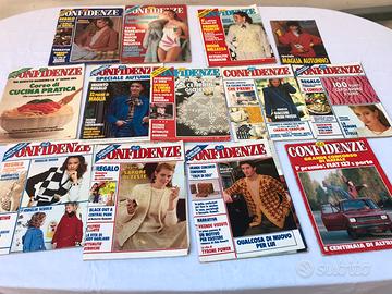 Lotto riviste confidenze anni 80