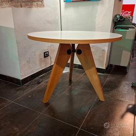 Tavolo Gueridon "VITRA" di Jean Prouvè