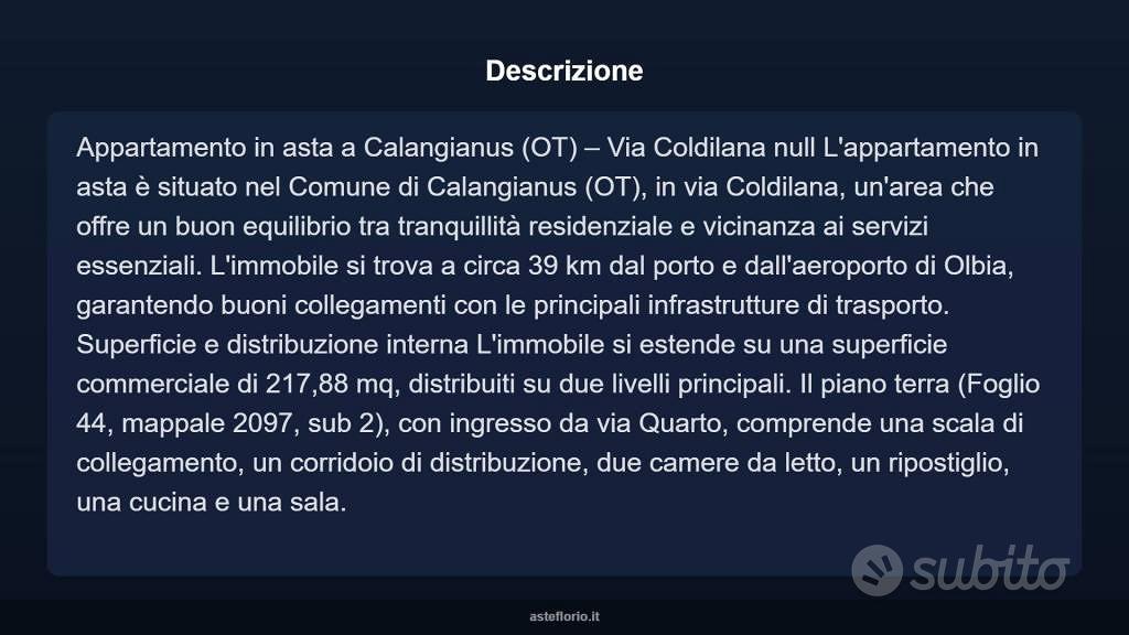 Appartamento – Caragnani/Calangianus, Gallura Nord-Est Sardegna - Vista 4