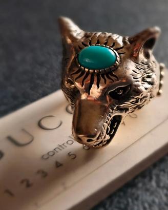 Anello Gucci, modello Anger Forest Wolf