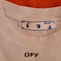 T-shirt OFF WHITE bianca originale