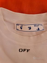 T-shirt OFF WHITE bianca originale