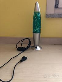 Lampada a Liquido verde Vintage