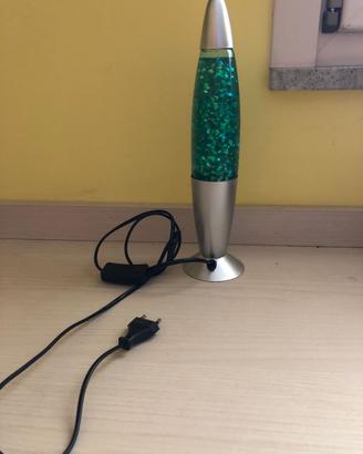 Lampada a Liquido verde Vintage