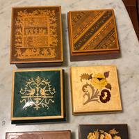 scatoline intarsiate sorrentine anni '60-'80