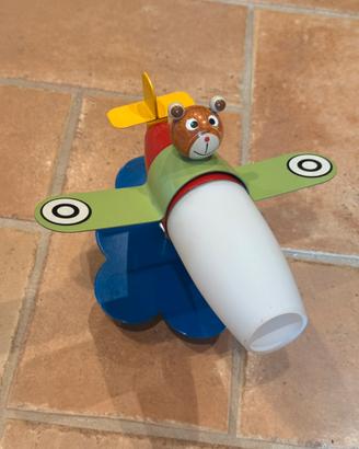 Lampada da parete per cameretta bimbi Aereo Eglo