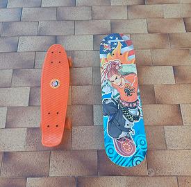 Skateboard per bambini + kit protezioni