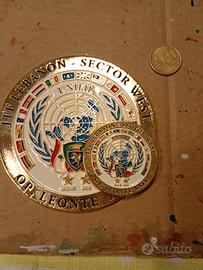 crest e medaglia militare originale
