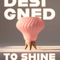 lampada design da tavolo - stampa 3d