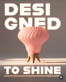 lampada design da tavolo - stampa 3d