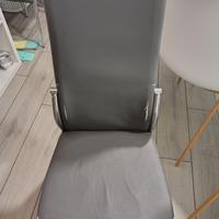 Sedie da cucina grigio