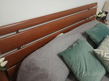 Letto matrimoniale struttura e rete 