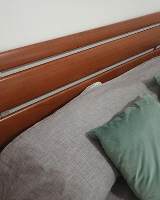 Letto matrimoniale struttura e rete 