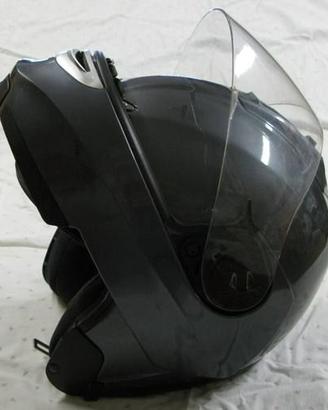 Casco integrale per moto.