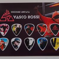 Vasco Rossi set 10 plettri chitarra guitar picks