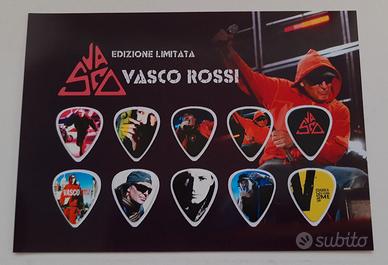 Vasco Rossi set 10 plettri chitarra guitar picks
