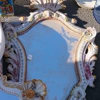 Specchi decorati in Capodimonte vintage