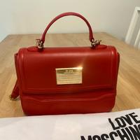 Borsa Love Moschino in pelle rossa
