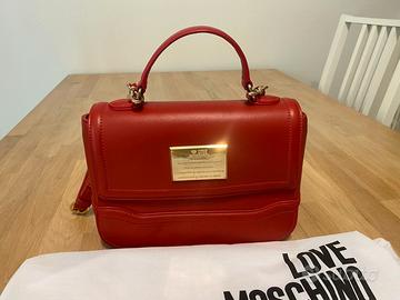 Borsa Love Moschino in pelle rossa