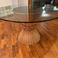 Tavolo di design McGuire/Levi e 6 sedie Gervasoni