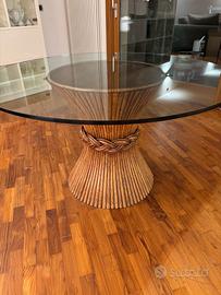 Tavolo di design McGuire/Levi e 6 sedie Gervasoni