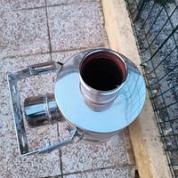 Abbattitore fumi per stufa a pellet