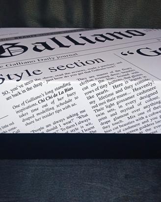 sneaker john galliano nuove nr 43