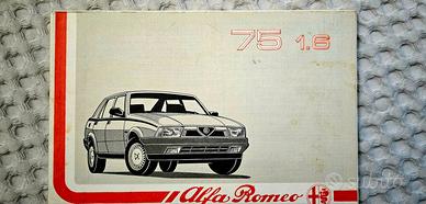 LIBRETTO USO MANUTENZIONE ALFA 75