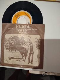 trittico di vinili 45 giri originali anni 70 