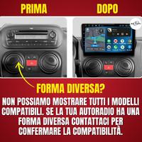 Fiat Fiorino - Qubo Autoradio android 2 din +KIT