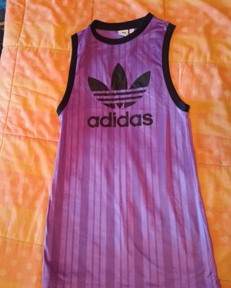 Canotta lunga vestito lungo Adidas Originals 