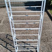 Scarpiera in plastica bianca 