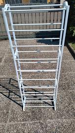 Scarpiera in plastica bianca 