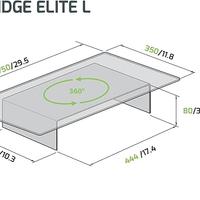 Meliconi Rotobridge Elite L - Ripiano tv girevole