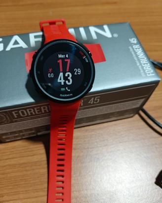 Garmin forerunner 45 rosso 