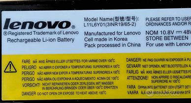 BATTERIA AL LITIO X NOTEBOOK LENOVO G-505