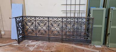 PARAPETTO/RINGHIERA IN FERRO BATTUTO A MANO