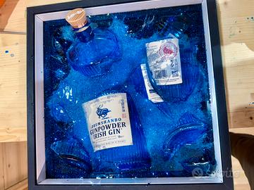 Quadro Resina Epossidica Gin