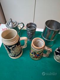 COLLEZIONE BOCCALI SMALTATI DA BIRRA