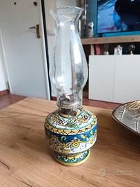 lume in ceramica di Caltagirone 