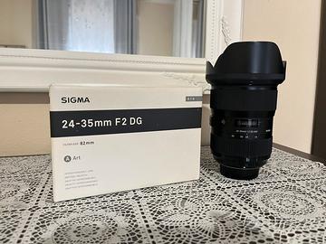 Sigma art 24-35 F2 (per nikon)