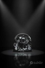 Cuffia invernale – fantasia nera e bianca 