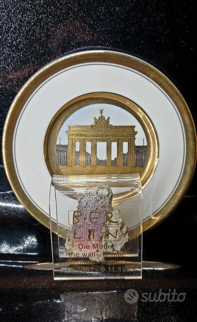 Pezzo Di Muro Di Berlino Con Targa,simbolo Storico - Collezionismo In - Foto 13