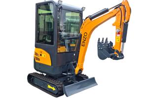 MINI ESCAVATORE ENZO HT-18 - DIESEL 10,2 KW, CABIN