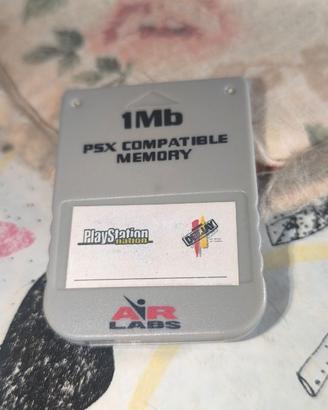 Memory card PlayStation 1 compatibile con psx
